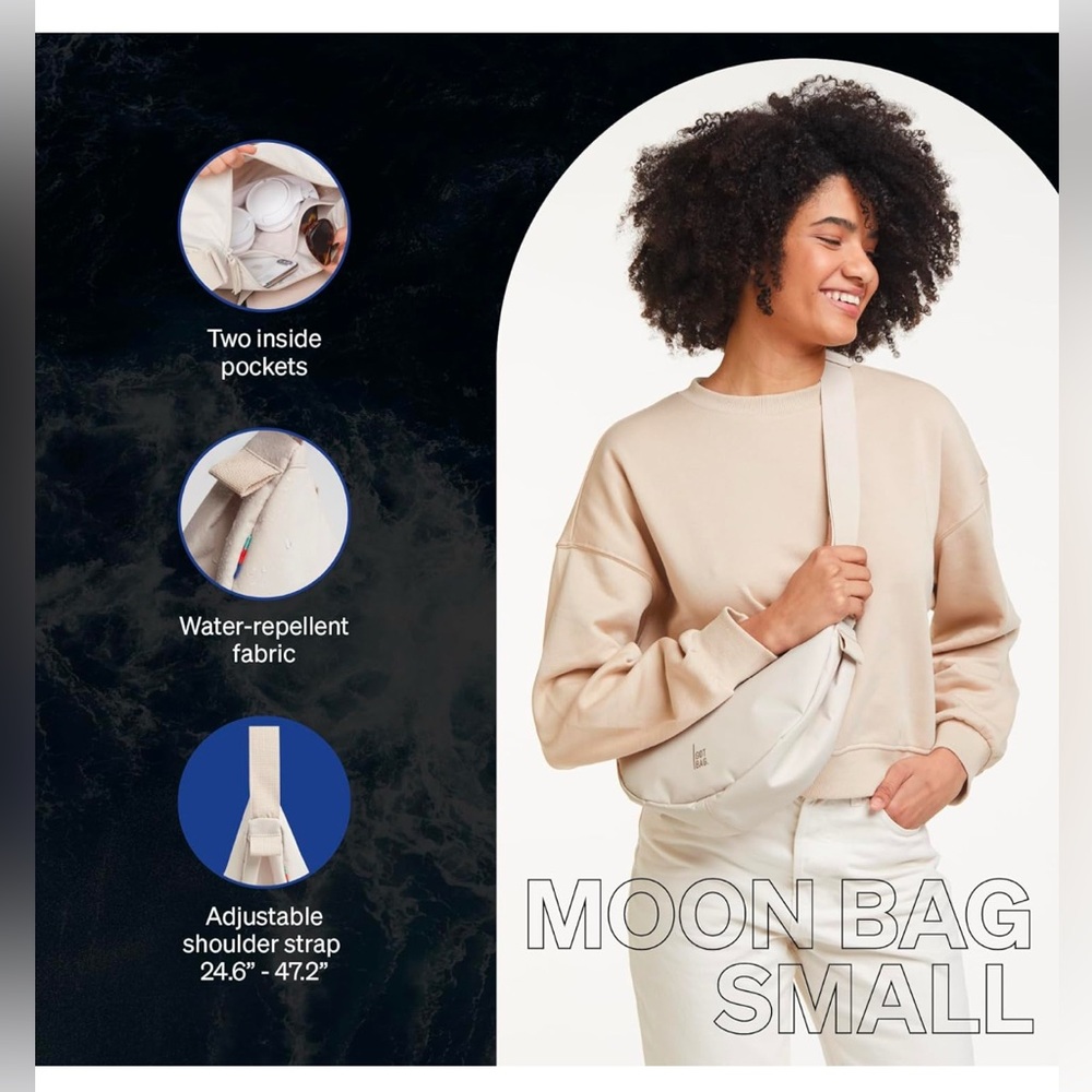 GOT BAG -Moon bag small sea shell color
